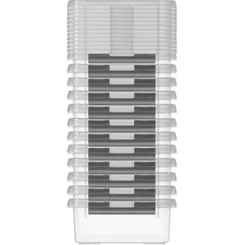 SUNWARE Aufbewahrungsbox Q-Line 10 x 6,5 x 15 cm 1-tlg. transparent