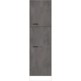 Impuls Küchen Wäscheschrank Prag 60 x 205,1 cm Grau