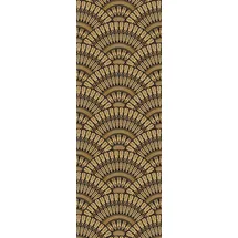 Queence Vinyltapete Lenja 90x300 cm 0 g gold 34193