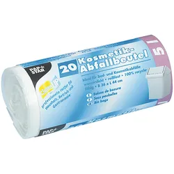 PAPSTAR Müllbeutel 12057 44x36cm 5l weiß 20 St./Pack.