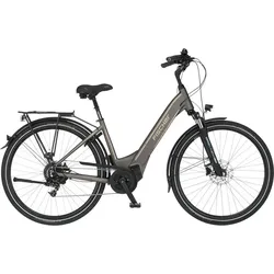 FISCHER City E-Bike CITA 6.0i platingrau matt 28 Zoll RH 44 cm 504 Wh grau 44