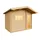 InfraWorld Gartensauna Terra 3 Außensauna mit Vorraum Saunahaus 341
