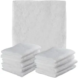 Relaxdays Dunstabzugshaube Filter 10er Set 57x47 cm zuschneidbar Polyester-Vlies Weiß