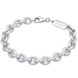 KUZZOI Herren Rundanker Armband aus 925 Silber silberfarben 75533129-21 Größe 21 cm