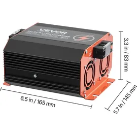 Vevor 12 V 20 A DC/DC-Ladegerät, 250 W, Ideal für Blei-Säure-, Lithium-, AGM-, GEL- und Nassbatterien, intelligentes mehrstufiges Laden, für Wo...
