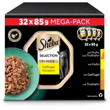 Sheba Selection in Sauce Geflügel Variation 32 x 85 g
