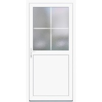 PANTO Kunststoff-Nebeneingangstür K 502 Weiß 98 cm x 198