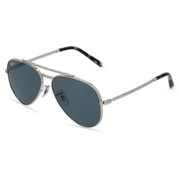 Ray Ban Ray-Ban NEW AVIATOR Unisex-Sonnenbrille Vollrand Pilot Metall-Gestell, silber