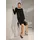 Madeleine Etuikleid Glamouröses Pailettenkleid Schwarz 48