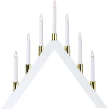 Star Trading LED Lichterbogen Halla 7-flammig, Holz, weiß