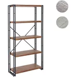 Mendler Kinderregal HWC-A27 165 x 80 cm MDF Wildeiche-Optik