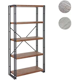 Mendler Kinderregal HWC-A27 165 x 80 cm MDF Wildeiche-Optik