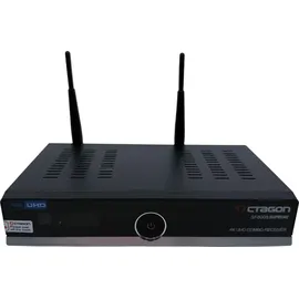 Octagon SF8008 UHD 4K Supreme Combo Receiver, Sat- Kabel- & DVB-T2 Receiver, & Schwarz