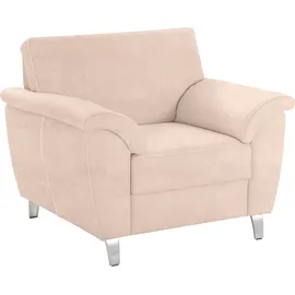 sit&more Sessel Texel Kunstleder 101 x 87 x 88 cm Beige mit Federkern