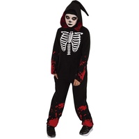 Haunted House- Skelett Kostüm Kigu Bloody Skeleton Inf (Rubies S8530-S)