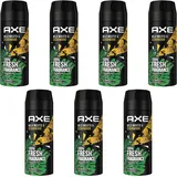 Axe Deo Axe Wild 6 x 150ml Deospray Deodorant Bodyspray ohne Aluminium