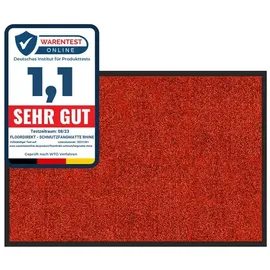 Karat floordirekt Schmutzfangmatte Rhine Water Melon Red