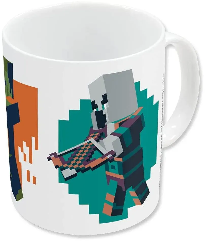 Minecraft Horror Tasse - Große Keramiktasse mit coolen Minecraft Charakteren