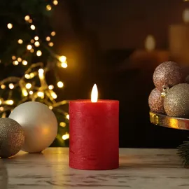 adilina LED Kerze LINA 11 cm rot