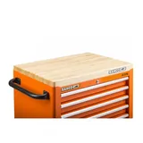 BAHCO Werkstattwagen Holz 40 mm x 500 mm x 1012 mm braun