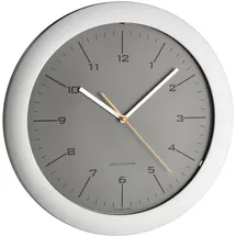 TFA Funk-Wanduhr 60.3512.10 silber/grau