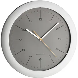 TFA Funk-Wanduhr 60.3512.10 silber/grau