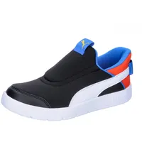 Puma Unisex Kinder Courtflex V3 Sliptech Ps Sneaker, Puma Black Puma White Redmazing, 34 EU