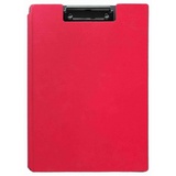 EXXO by HFP Klemmbrettmappe Schreibmappe A4 horizontal extra stabil abwischbar unzerbrechlich Farbe: rot