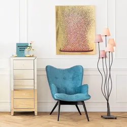 Kare Design Leinwandbild »Bild Touched Flower Boat« Kare Design Farbe Bild(er): goldfarben