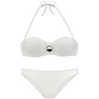 JETTE Bügel-Bandeau-Bikini Damen weiß Gr.36 Cup B