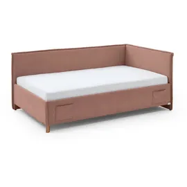 Meise Möbel meise.möbel Polsterbett Fun Stoff Rosa Rose