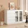 Homcom Sideboard 120 x 91 x 40 cm Weiß