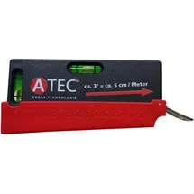 ENVA MADE FOR QUALITY Wasserwaage mit 2m Maßband und 3-Grad-Genauigkeit von ATEC