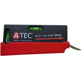 ENVA MADE FOR QUALITY Wasserwaage mit 2m Maßband und 3-Grad-Genauigkeit von ATEC