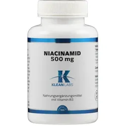 Niacinamid (B3) 500 mg KLEAN LABS
