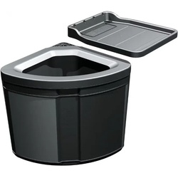 Einbauabfallsammler Sorter Pivot in Schwarz