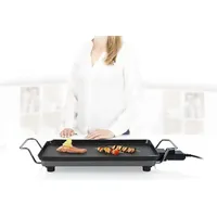 Princess Tischgrill/ Teppanyaki Grill 102300, Arbeitsfläche, Aluminium, Schwarz, Aluminium, 460 x 260 mm, 6 Person(en) - Schwarz