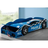 Vipack Autobett Police Car blau