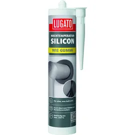 Lugato Hochtemperatur-Silicon wie Gummi ofenschwarz 310 ml