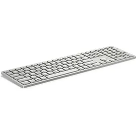 HP 970 Programmable Wireless Keyboard Tastatur Bluetooth Silber - Silber