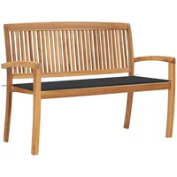 vidaXL Stapelbank 128,5 x 0 x 0 cm Teak