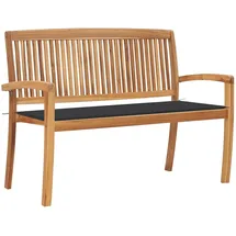 vidaXL Stapelbank 128,5 x 0 x 0 cm Teak