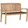 vidaXL Stapelbank 128,5 x 0 x 0 cm Teak