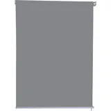 Jet-Line | Outdoorrollo | Sichtschutzroll | Hellgrau | 1.0 x 2.3 m | Windschutz | Sonnenschutz | Windschutzrollo | Außenrollo | Balkon | Terrasse | Garten