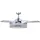 Fanaway Corbelle 122 cm Deckenventilator chrom/transparent