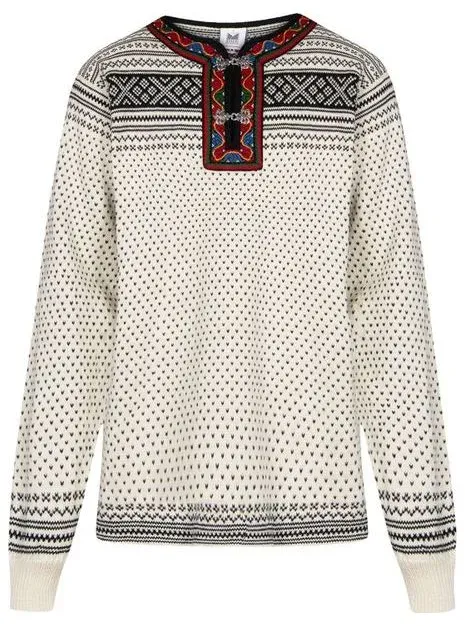 Dale of Norway Setesdal Uni Sweater offwhite black (A) 3XL