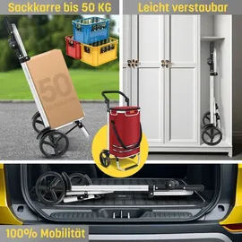Kesser Einkaufstrolley rot 56L