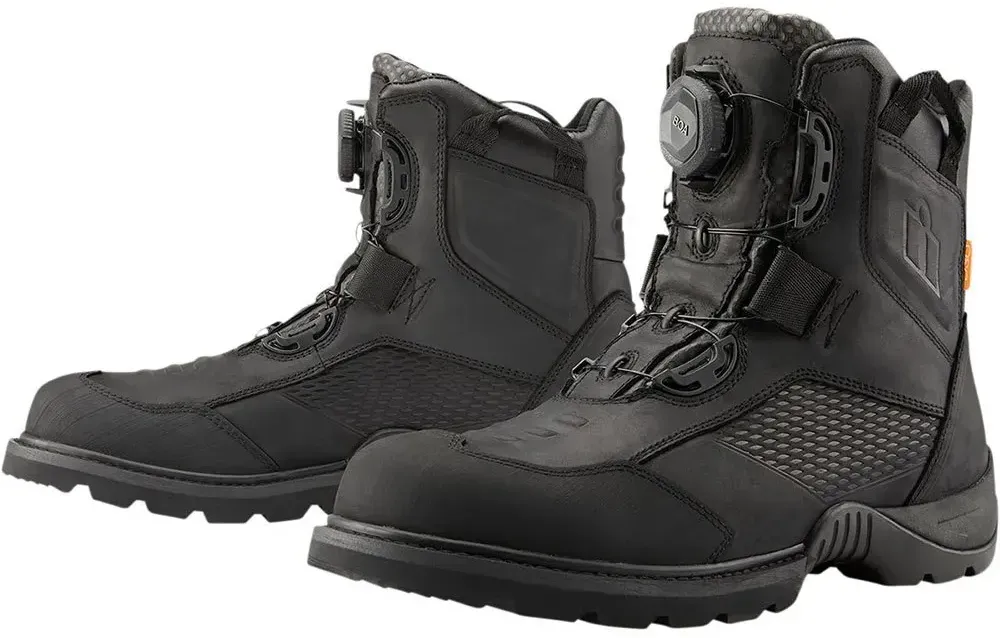 Icon Stormhawk Wp Touring-stiefel - Black - EU 48 1/2