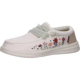 Fusion Schnürhalbschuhe in weiss/weiss kombi, Gr. 39 - Weiß Größe EU