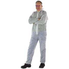 DEMA Einweg Overall Gr. XL weiß PP 40g/qm - XL